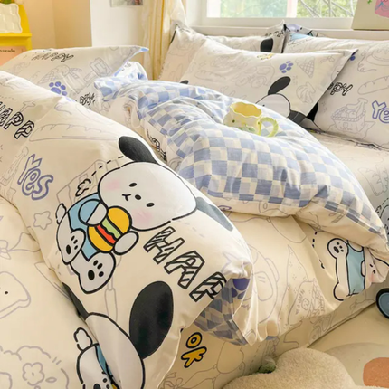 Juego de Cama Completo Luna Estampado en Algodón y Poliéster