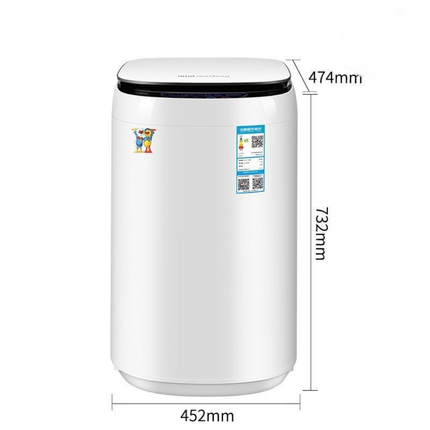 Mini Lavadora TurboWash Inteligente (Ahorrá Agua, Espacio y Tiempo) + Cesto de Lavado de Regalo